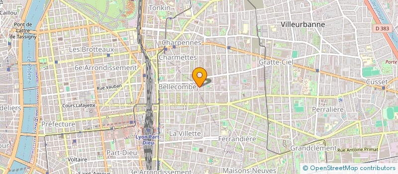 localisation de l'entreprise MONSIEUR DARAMANE TRAORE  VILLEURBANNE