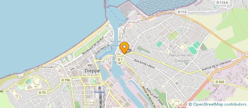 localisation de l'entreprise MONSIEUR DARAWAN KHOSHNAW à DIEPPE