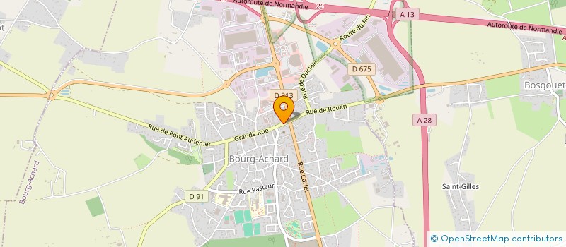 localisation de l'entreprise MONSIEUR DARCY RITZ à BOURG-ACHARD