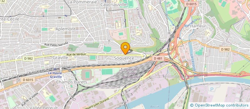 localisation de l'entreprise MONSIEUR DAREY RICHES IGBINOSA  LE HAVRE