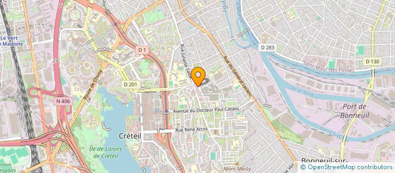 localisation de l'entreprise MONSIEUR DARHIO DAMISSE  CRETEIL