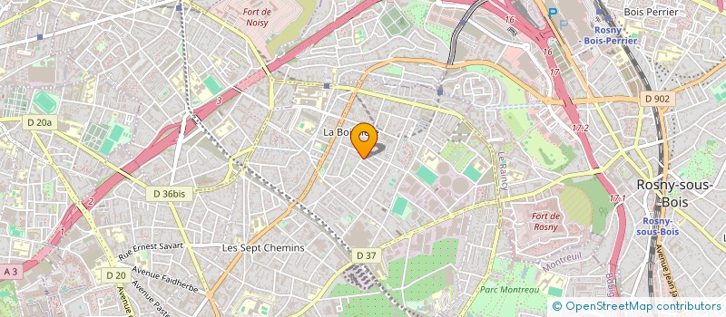 localisation de l'entreprise MONSIEUR DARI SEYDOU à MONTREUIL