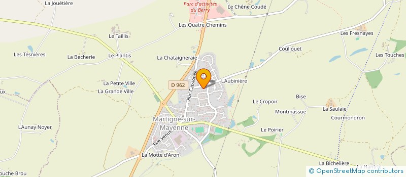 localisation de l'entreprise MONSIEUR DARIC DESBONNES  MARTIGNE-SUR-MAYENNE