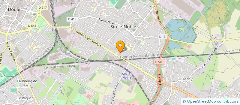 localisation de l'entreprise MONSIEUR DARIG BOZEC  SIN-LE-NOBLE