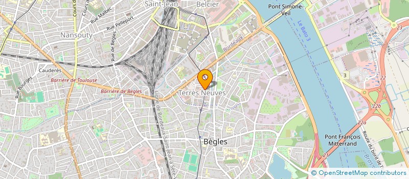 localisation de l'entreprise MONSIEUR DARIL AKODO à BEGLES