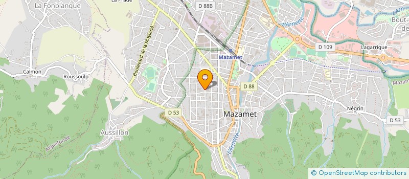 localisation de l'entreprise MONSIEUR DARIO BRANCHINI  MAZAMET