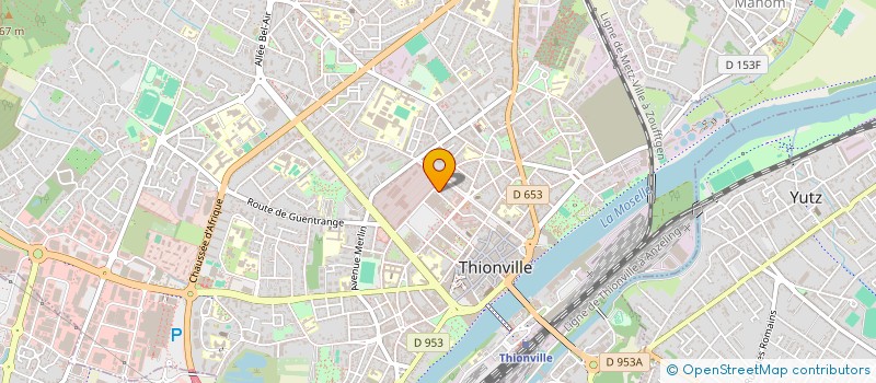 localisation de l'entreprise MONSIEUR DARIO DEL ROSSI  THIONVILLE