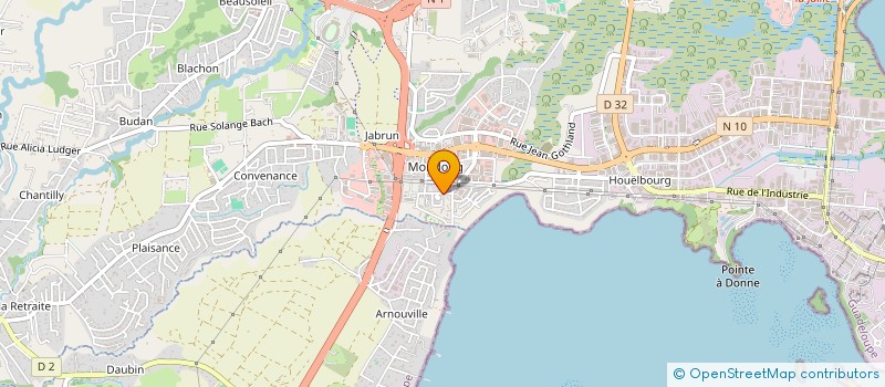 localisation de l'entreprise MONSIEUR DARIO HELISSEY  BAIE-MAHAULT