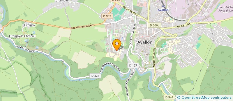 localisation de l'entreprise MONSIEUR DARIO LALLI  AVALLON