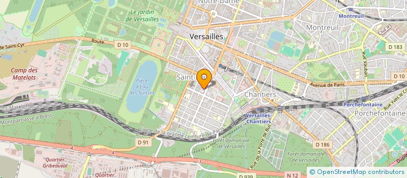 localisation de l'entreprise MONSIEUR DARIO LOPEZ BASTIAS à VERSAILLES