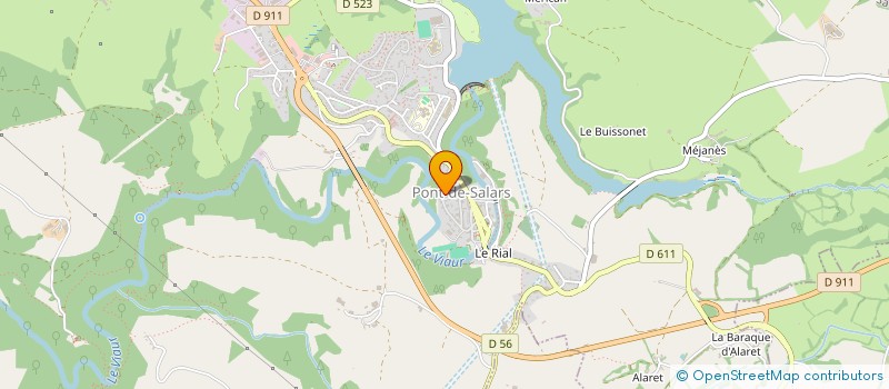 localisation de l'entreprise MONSIEUR DARIO PEREIRA DE PINHO  PONT-DE-SALARS