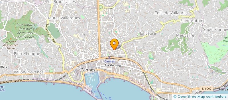 localisation de l'entreprise MONSIEUR DARIO PETIRRO  CANNES