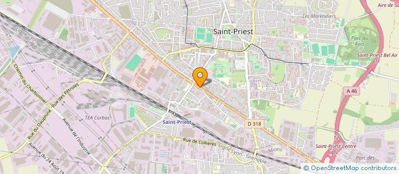 localisation de l'entreprise MONSIEUR DARIO TOMA  SAINT-PRIEST