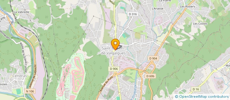 localisation de l'entreprise MONSIEUR DARIO VILLAGRASA  SAINT-MARTIN-DE-VALGALGUES