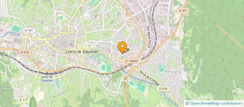 localisation de l'entreprise MONSIEUR DARIOH HULIN  LONS-LE-SAUNIER