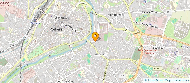 localisation de l'entreprise MONSIEUR DARIUS AZADEH NAMINI  POITIERS