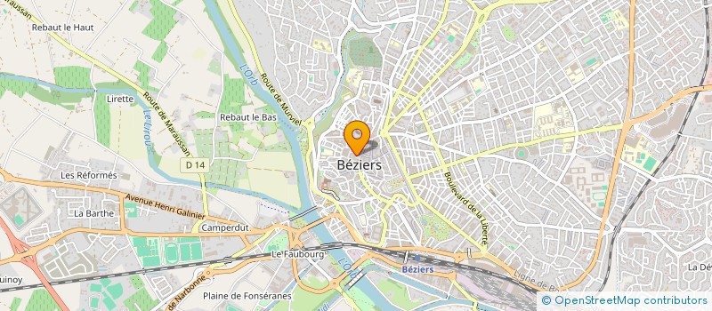 localisation de l'entreprise MONSIEUR DARIUS CERVENSCHI  BEZIERS