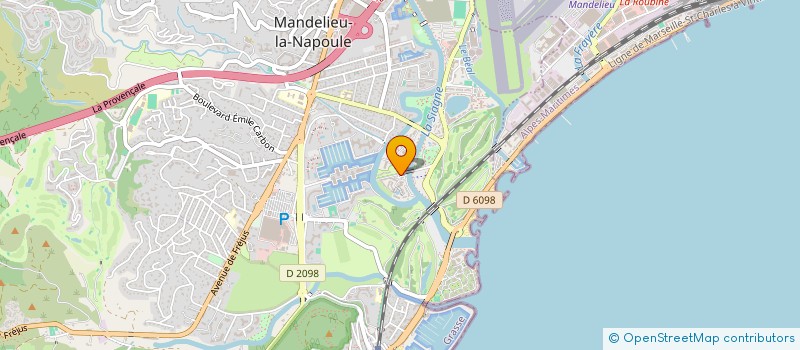 localisation de l'entreprise MONSIEUR DARIUS JUKNEVICIUS  MANDELIEU LA NAPOULE