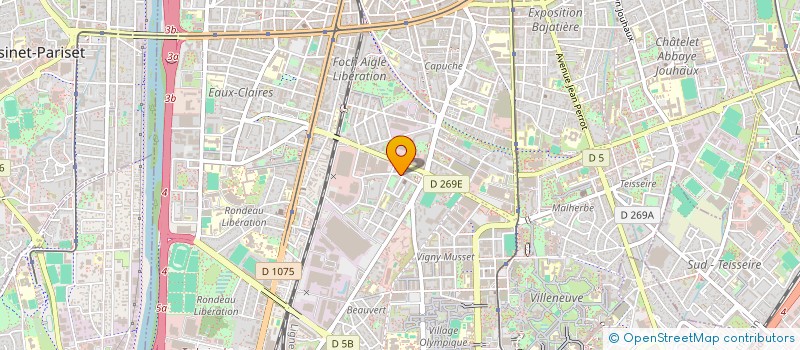 localisation de l'entreprise MONSIEUR DARIUS LACATOS  GRENOBLE