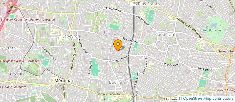 localisation de l'entreprise MONSIEUR DARIUS ROGER à BORDEAUX