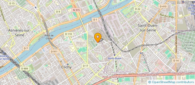 localisation de l'entreprise MONSIEUR DARIUS RUGYS  CLICHY