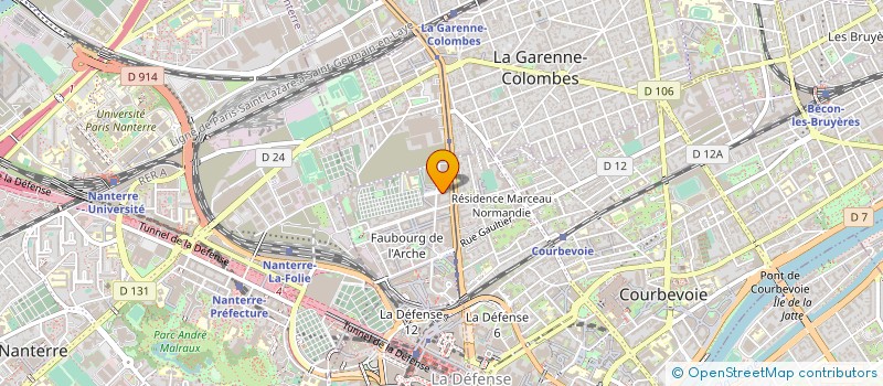 localisation de l'entreprise MONSIEUR DARIUSH YOUSSEFI à COURBEVOIE