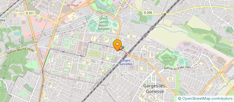 localisation de l'entreprise MONSIEUR DARIUSZ POPIOLEK  SARCELLES