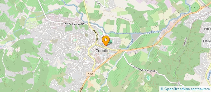 localisation de l'entreprise MONSIEUR DARIUSZ SELEWONIUK à COGOLIN