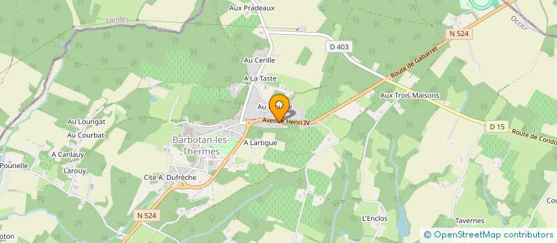 localisation de l'entreprise MONSIEUR DARIUSZ SOLOWIEJ à CAZAUBON