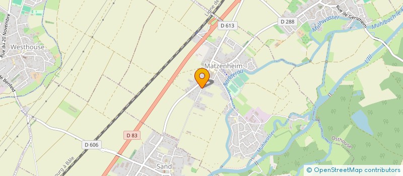 localisation de l'entreprise MONSIEUR DARKO JELIC  MATZENHEIM