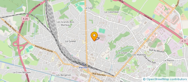 localisation de l'entreprise MONSIEUR DARKO PATRIC  VIERZON