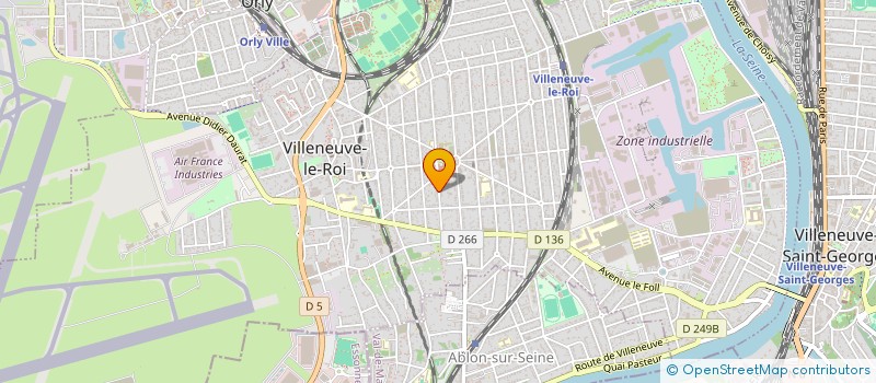 localisation de l'entreprise MONSIEUR DARLAN RODRIGUES DE MATOS  VILLENEUVE-LE-ROI