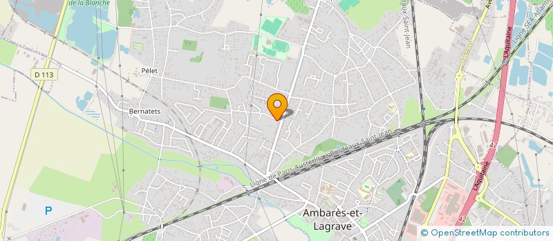 localisation de l'entreprise MONSIEUR DARLINGTON WOKE  AMBARES-ET-LAGRAVE