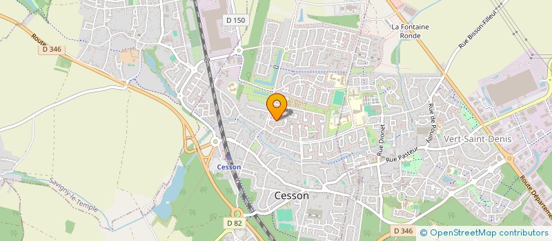 localisation de l'entreprise MONSIEUR DARREL EDOUARD  CESSON