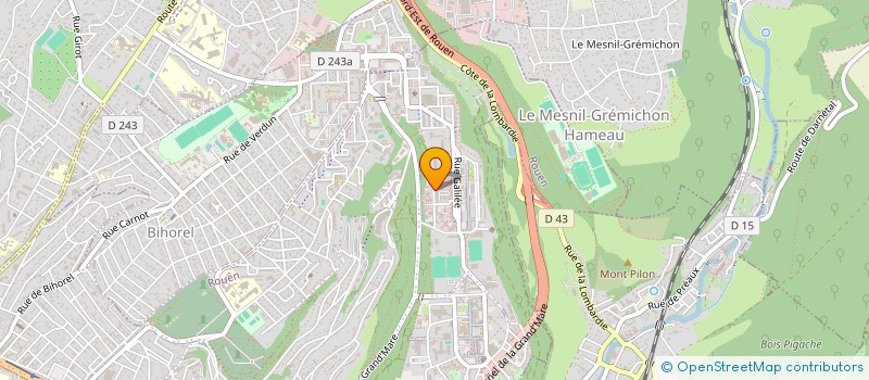 localisation de l'entreprise MONSIEUR DARREN BARRIQUE  ROUEN