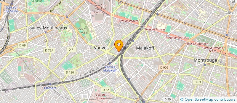 localisation de l'entreprise MONSIEUR DARREN DIZON  VANVES