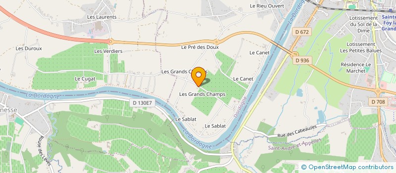 localisation de l'entreprise MONSIEUR DARREN JONES  PORT-SAINTE-FOY-ET-PONCHAPT