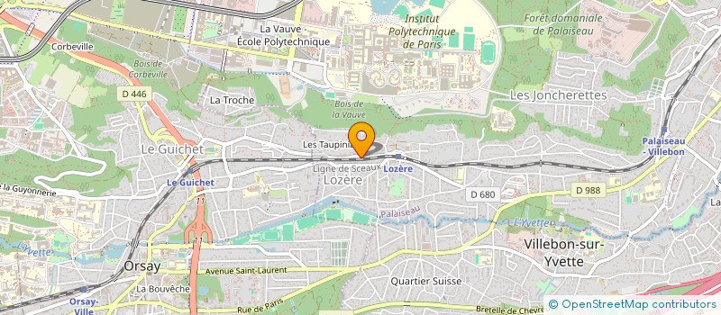 localisation de l'entreprise MONSIEUR DARRYL ABALO  PALAISEAU