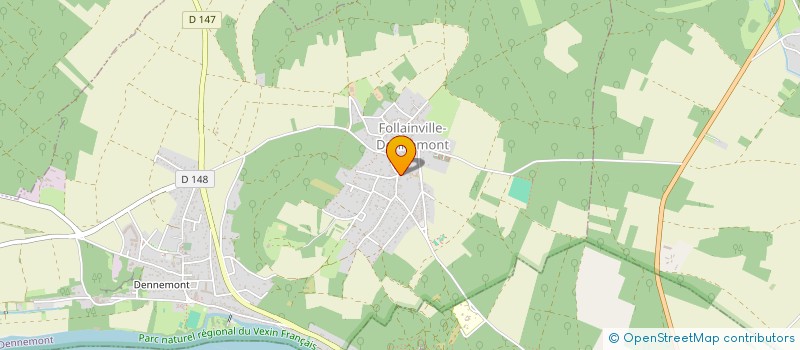 localisation de l'entreprise MONSIEUR DARRYL BRUDEY  FOLLAINVILLE-DENNEMONT