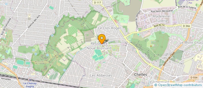 localisation de l'entreprise MONSIEUR DARRYL DE LA REBERDIERE  CHELLES