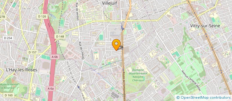 localisation de l'entreprise MONSIEUR DARRYL DESROSIERS  VILLEJUIF