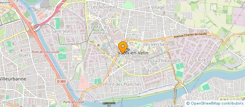 localisation de l'entreprise MONSIEUR DARRYL KOYAWEDA  VAULX-EN-VELIN