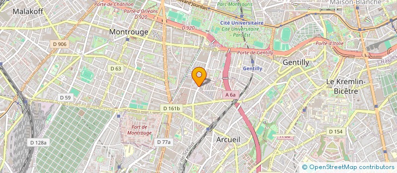 localisation de l'entreprise MONSIEUR DARUCK ACCIPE  ARCUEIL