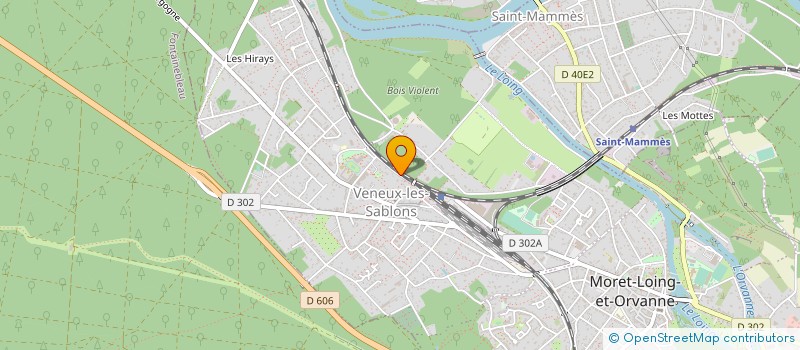 localisation de l'entreprise MONSIEUR DARVEL YEMO  MORET-LOING-ET-ORVANNE