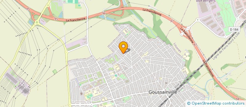 localisation de l'entreprise MONSIEUR DARVIN LEGONE  GOUSSAINVILLE