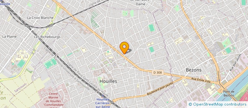 localisation de l'entreprise MONSIEUR DARY DONDON à HOUILLES