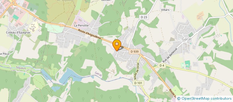 localisation de l'entreprise MONSIEUR DARYL BERARD  GARAT