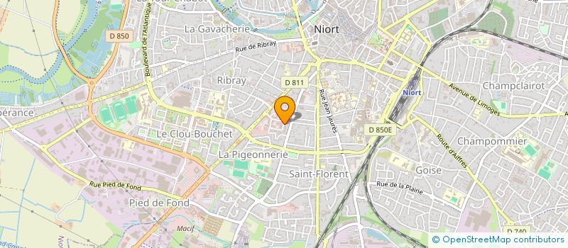 localisation de l'entreprise MONSIEUR DARYL GILLEREAU à NIORT