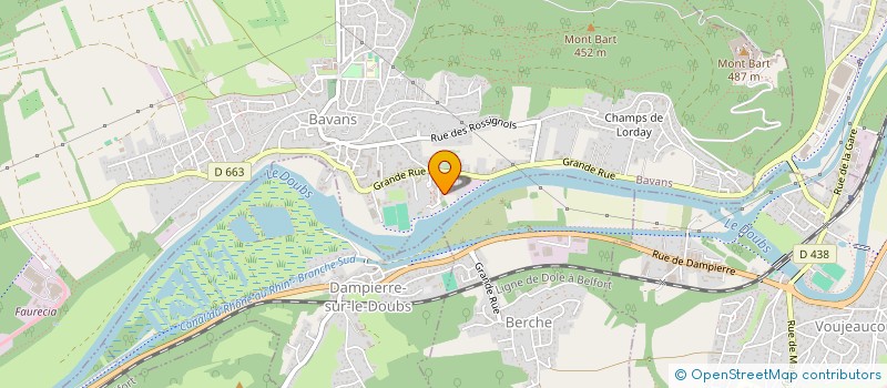 localisation de l'entreprise MONSIEUR DARYL HUET  BAVANS