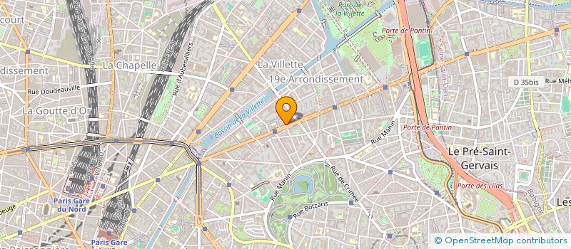 localisation de l'entreprise MONSIEUR DARYL JOSEPH  PARIS